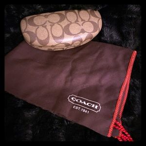 Coach glass case & Coach Purse Bag